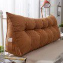 Headrest cushion triangle double sofa large backrest tatami bed upholstered bed pillow removable bed backrest 