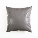 Soft imitation cow leather light luxury pillow cover leather texture waist pillow living room sofa science and technology cloth cushion imitation leather pillow 