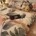 Nordic Black and White Panda Cow Cartoon 4-Piece Duvet Cover Bedding Sheet 3-Piece Dormitory 