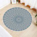 Round Floor Mat Bedside Living Room Decorative Carpet Round Computer Chair Cushion Corner Chair Cushion Basket Carpet Thin 