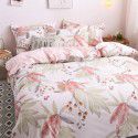 Thickened brushed four piece set single student dormitory three piece set simple bed sheet quilt cover gift bedding wholesale 