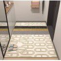 Crystal velvet carpet doormat doormat household doormat light luxury Nordic cuttable porch anti-skid mat 