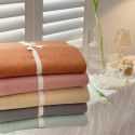 Knitted Cotton Indian Cotton Flat Sheet Fitted Sheet Pure Color Simple Nude Bedding Cover Sheet Single Twin Bedding 