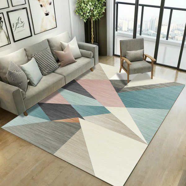 Nordic full of lovely simple modern doormat living room tea table sofa carpet bedroom bedside blanket rectangular mat 