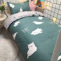 Factory Wholesale Student Dormitory 3-piece set, single cotton 4-piece set, cotton quilt cover, simple bed sheet, one for distribution 