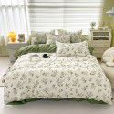 Thickened brushed four piece set single student dormitory three piece set simple bed sheet quilt cover gift bedding wholesale 