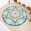 Round Floor Mat Bedside Living Room Decorative Carpet Round Computer Chair Cushion Corner Chair Cushion Basket Carpet Thin 