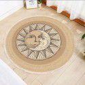 Round Floor Mat Bedside Living Room Decorative Carpet Round Computer Chair Cushion Corner Chair Cushion Basket Carpet Thin 