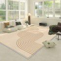 Spot Japanese Style Quiet Wind Living Room Carpet Simple Line Network Red Photo Carpet Bedside Carpet of Home stay Bedroom 