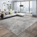 Wholesale solid color living room crystal velvet floor mats Household entrance door Bedroom carpets are easy to clean, dirt resistant and anti-skid floor mats 