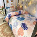 Factory Wholesale Student Dormitory 3-piece set, single cotton 4-piece set, cotton quilt cover, simple bed sheet, one for distribution 