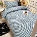 Factory Wholesale Student Dormitory 3-piece set, single cotton 4-piece set, cotton quilt cover, simple bed sheet, one for distribution 