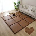 Summer rattan mat free splicing home stay hotel living room balcony bedroom carpet children's room crawling carpet manufacturer 