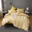 Simple cotton washable cotton bedding 4-piece set of cotton quilt cover bedspread sets supplied by manufacturers directly for wholesale