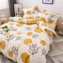 Thickened brushed four piece set single student dormitory three piece set simple bed sheet quilt cover gift bedding wholesale 