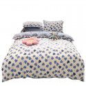 Live broadcast 40s printing jet cotton four piece set ins small fresh pure cotton twill single double bed sheet quilt cover wholesale 