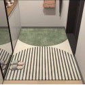 Crystal velvet carpet doormat doormat household doormat light luxury Nordic cuttable porch anti-skid mat 