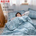 Simple cotton washable cotton bedding 4-piece set of cotton quilt cover bedspread sets supplied by manufacturers directly for wholesale