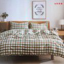 Simple cotton washable cotton bedding 4-piece set of cotton quilt cover bedspread sets supplied by manufacturers directly for wholesale