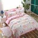 Wholesale thickened and brushed four piece sets of student dormitory three piece sets of spring, autumn and winter single sheets, quilt covers and bedding 