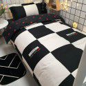 Factory Wholesale Student Dormitory 3-piece set, single cotton 4-piece set, cotton quilt cover, simple bed sheet, one for distribution 