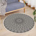 Round Floor Mat Bedside Living Room Decorative Carpet Round Computer Chair Cushion Corner Chair Cushion Basket Carpet Thin 