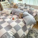 Three piece Bedding Set Gift Aloe Cotton Bedding Sheet Quilt Cover Four piece Bedding Sheet Set One piece Issued to Manufacturer Wholesale 