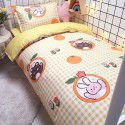 Factory Wholesale Student Dormitory 3-piece set, single cotton 4-piece set, cotton quilt cover, simple bed sheet, one for distribution 