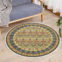 Round Floor Mat Bedside Living Room Decorative Carpet Round Computer Chair Cushion Corner Chair Cushion Basket Carpet Thin 