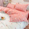 Spring and autumn bed four piece set summer sheet quilt cover Nordic quilt cover student dormitory bed three piece single bed 