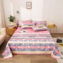 Bedsheet 1.2 * 2.3m thick ground bed sheet single piece wholesale dormitory hotel bedroom single simple bed sheet 