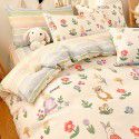 Cotton quilt cover, single piece, 100% cotton, 150x200, student dormitory, single person, 1.5 sheets, bed sheet, quilt cover, 200x230 