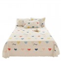 Small fresh printed bed cover with cotton chiffon lace bed cover bedspread single piece all-purpose bed cover kit wholesale 