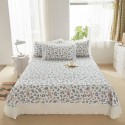 Small fresh printed bed cover with cotton chiffon lace bed cover bedspread single piece all-purpose bed cover kit wholesale 