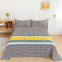 Bedsheet 1.2 * 2.3m thick ground bed sheet single piece wholesale dormitory hotel bedroom single simple bed sheet 