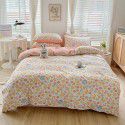 Ins wind small fresh cotton four piece cotton three piece bed sheet 