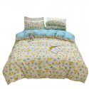 Wholesale of all cotton small fresh four piece sets of single and double student dormitories, all cotton printed sheets, quilt covers, gifts, three piece sets 