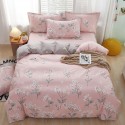 Nordic simple heart-shaped cotton 4-piece set 1.8m bedding, cotton quilt cover, bed sheet, 3-piece set for student dormitory 