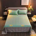 Bedsheet 1.2 * 2.3m thick ground bed sheet single piece wholesale dormitory hotel bedroom single simple bed sheet 