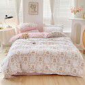 Ins wind small fresh cotton four piece cotton three piece bed sheet 