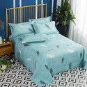 Bedsheet 1.2 * 2.3m thick ground bed sheet single piece wholesale dormitory hotel bedroom single simple bed sheet 