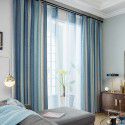 Factory direct sales of new gradual color curtain products simple modern bedroom shading cloth curtain gauze curtain set high Nordic style