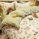 Cotton quilt cover, single piece, 100% cotton, 150x200, student dormitory, single person, 1.5 sheets, bed sheet, quilt cover, 200x230 