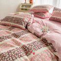 Ins wind small fresh cotton four piece cotton three piece bed sheet 