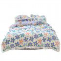 Korean style cotton princess style four-piece set small fresh bed skirt quilt cover sheet cotton dormitory bed three-piece set