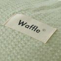 Ins Soft Waffle 4-Piece Washed Cotton Simple Solid Color Dormitory 3-Piece Fitted Sheet Manufacturer Wholesale 