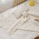 Baby's bed sheet baby's cotton bed cover newborn's cotton bed circumference mattress pillow case pillow towel column pillow 