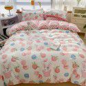 Ins wind small fresh cotton four piece cotton three piece bed sheet 