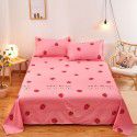 Bedsheet 1.2 * 2.3m thick ground bed sheet single piece wholesale dormitory hotel bedroom single simple bed sheet 