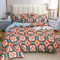 Plant cashmere four piece bed sheet and quilt cover three piece gift group purchase wholesale factory direct sale aloe cotton four piece set 